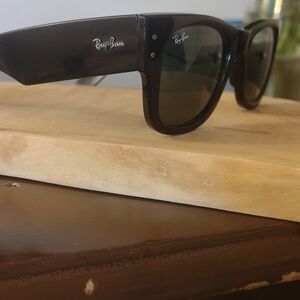 Ray-Ban  Black Mega Wayfarer  Sunglasses